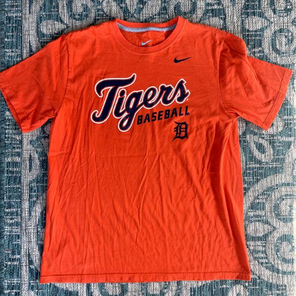 Nike Men's Detroit Tigers Legend Performance T-Shirt Orange - Size L - Picture 4 of 8
